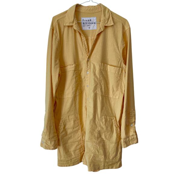 Frank & Eileen Pants - Frank and Eileen Romper Ireland Long Sleeve Playsuit Yellow Sunshine Size XL